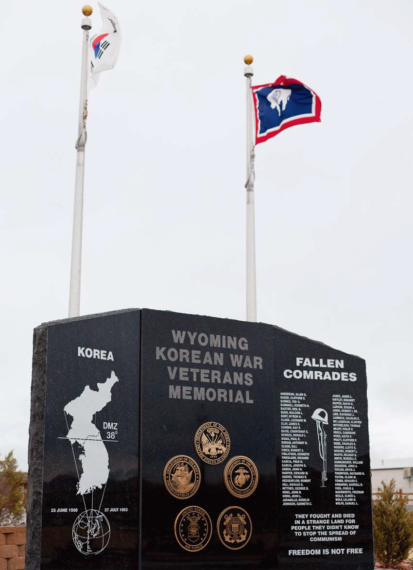 와이오밍 한국전 참전비 첫번째 이미지