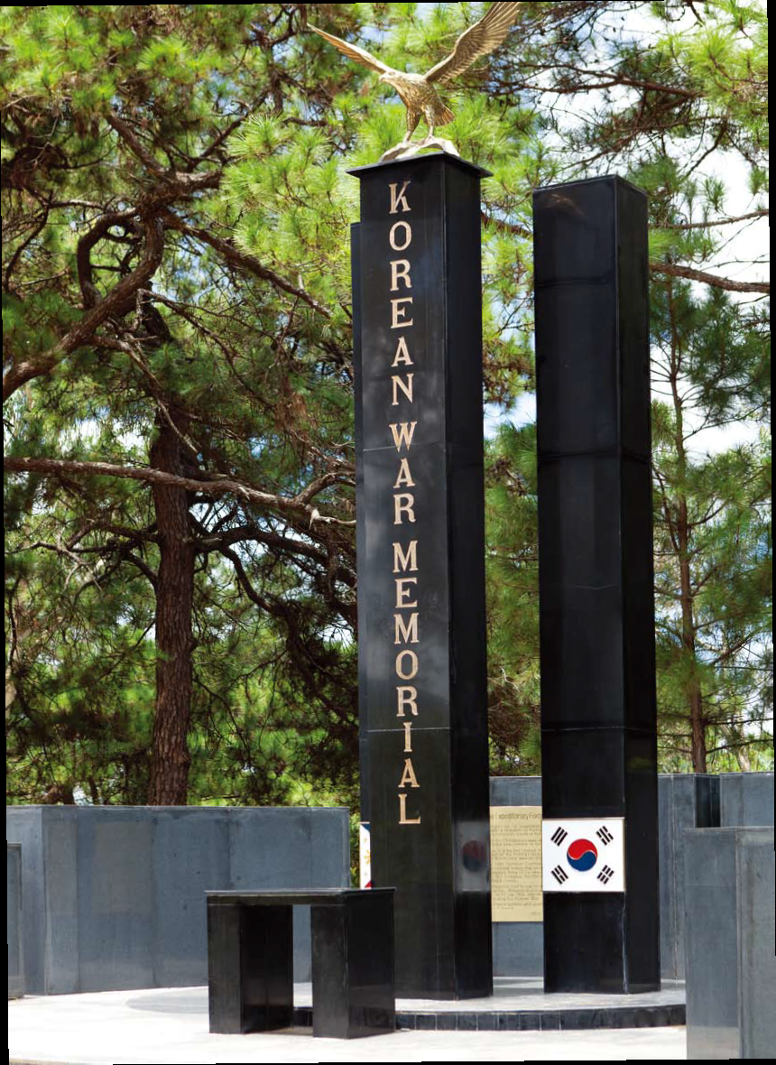필리핀 통합사관학교 한국전 참전비 두번째 이미지