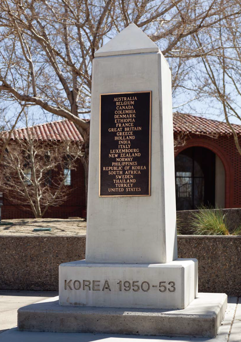 스파크스 추모공원 한국전 참전비 첫번째 이미지