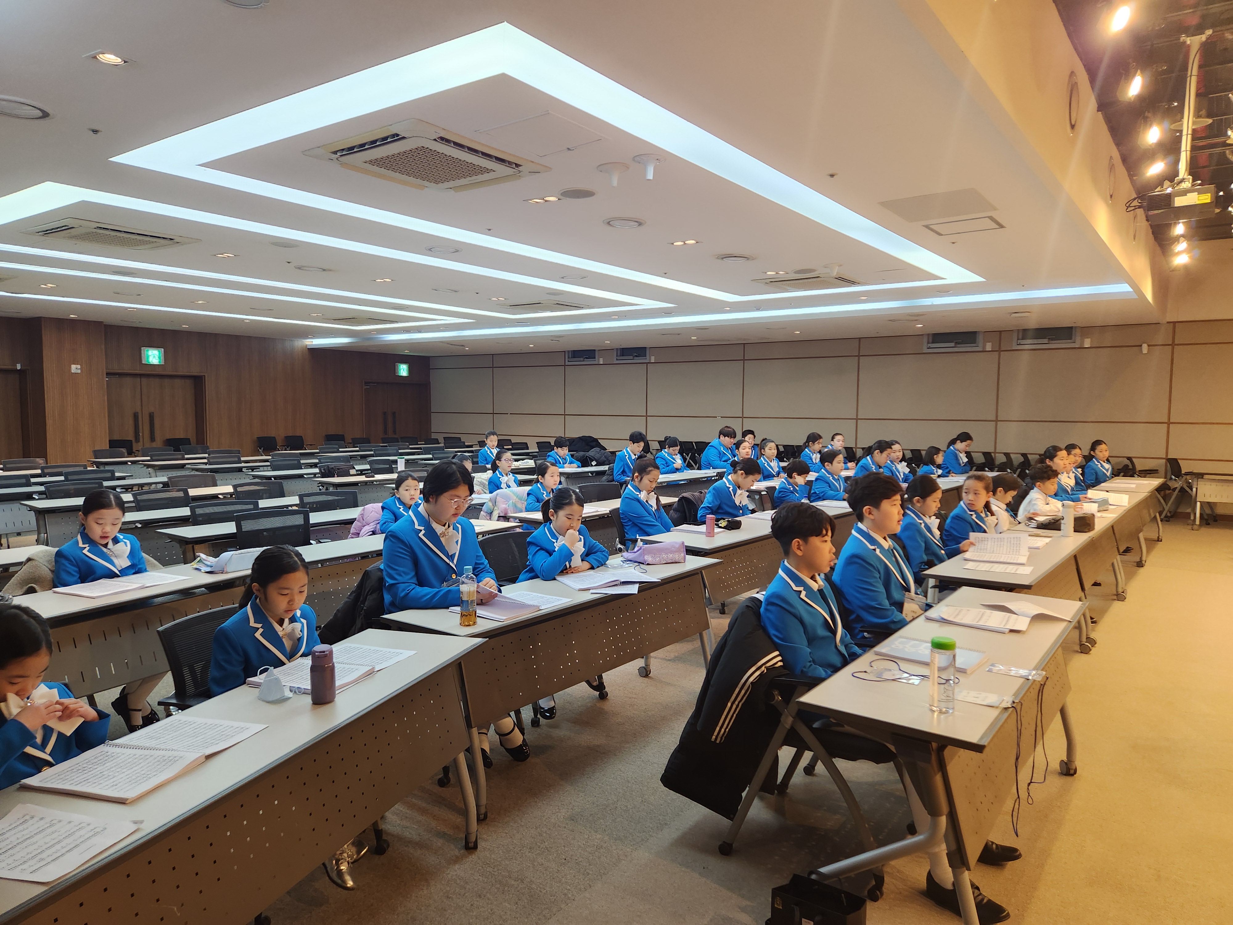 [유엔평화기념관소년소녀합창단] 제8차 정기연습(2025.2.22.) 첫번째 이미지